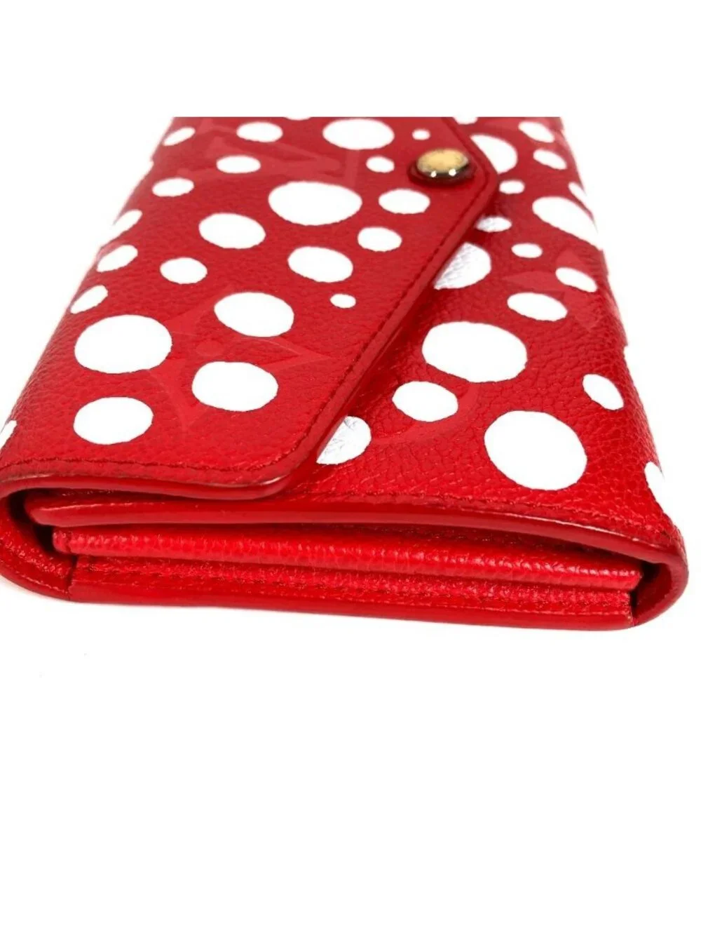 Louis Vuitton Wallet Portefeuille Sarah NM Leather Yayoi Kusama